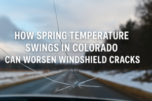 How Spring Temperature Swings in Colorado Worsen Windshield Cracks