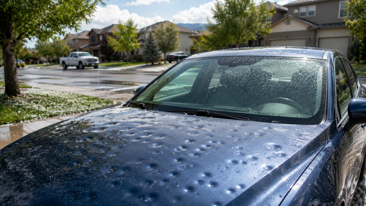 Hail Dents On Car